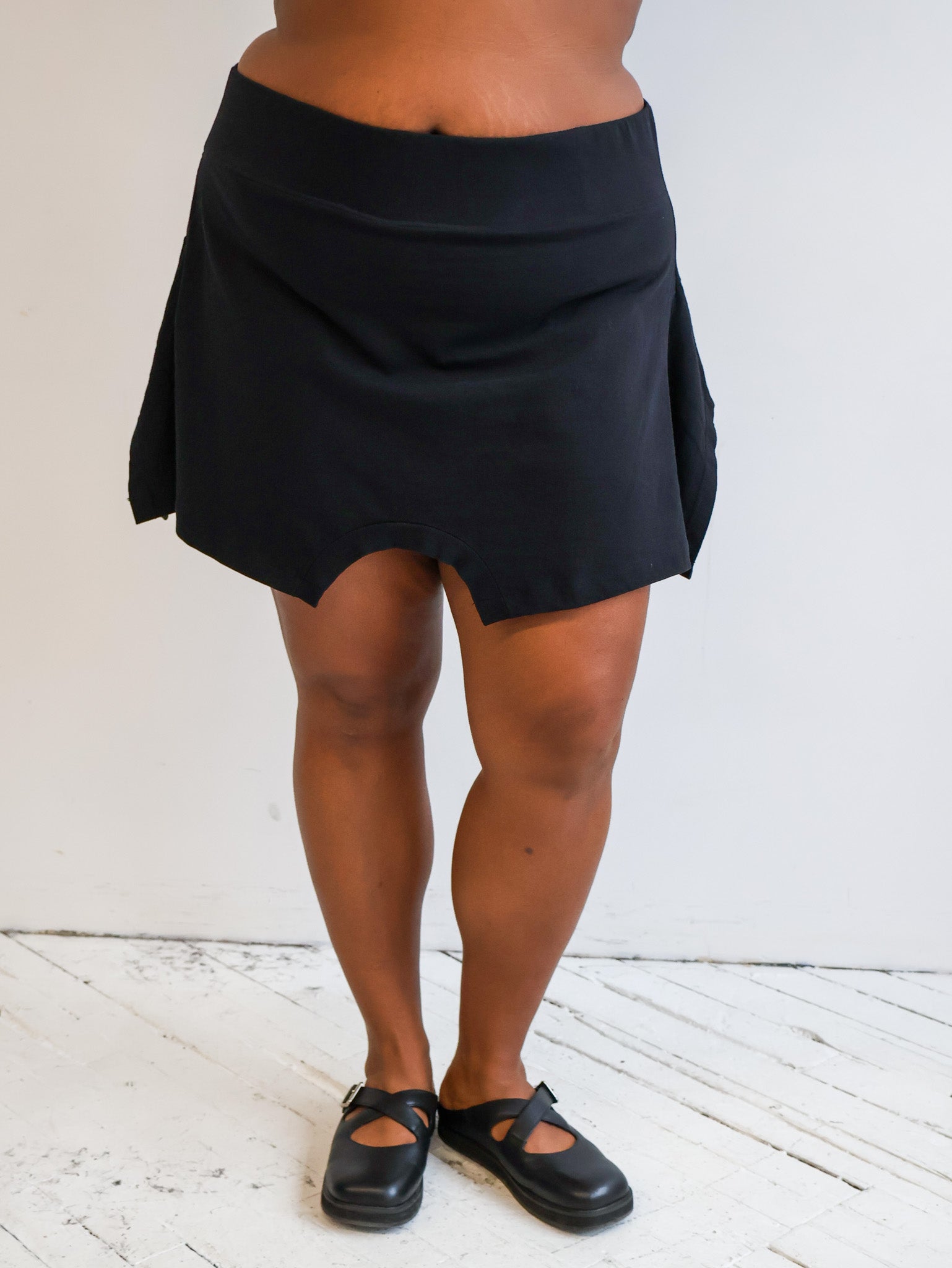 Gina Corrieri x BRZ - Black Mini T-Skirt (XL/1X)