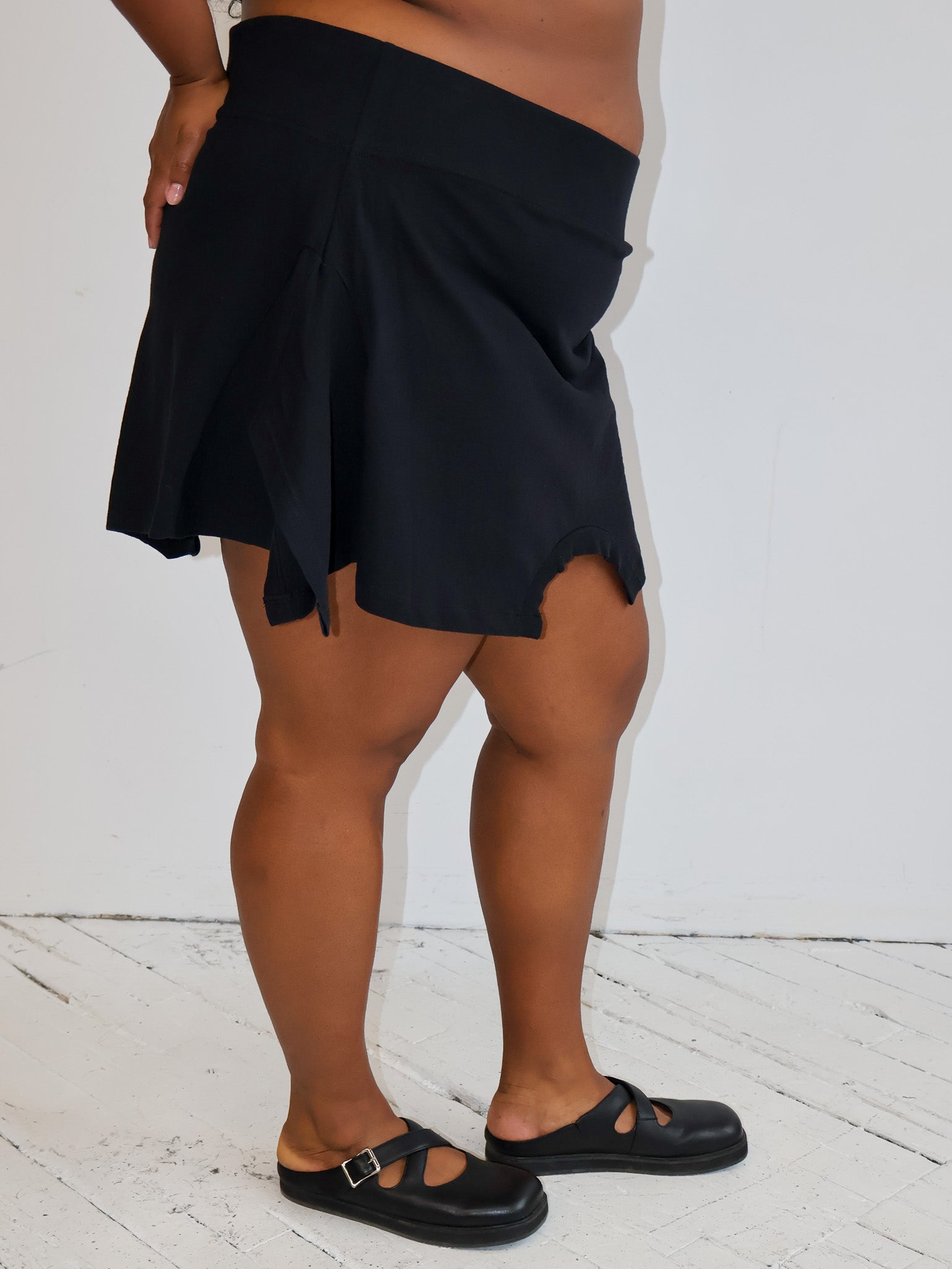 Gina Corrieri x BRZ - Black Mini T-Skirt (XL/1X)