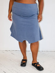 Gina Corrieri x BRZ - Blue Midi T-Skirt (XL/1X)