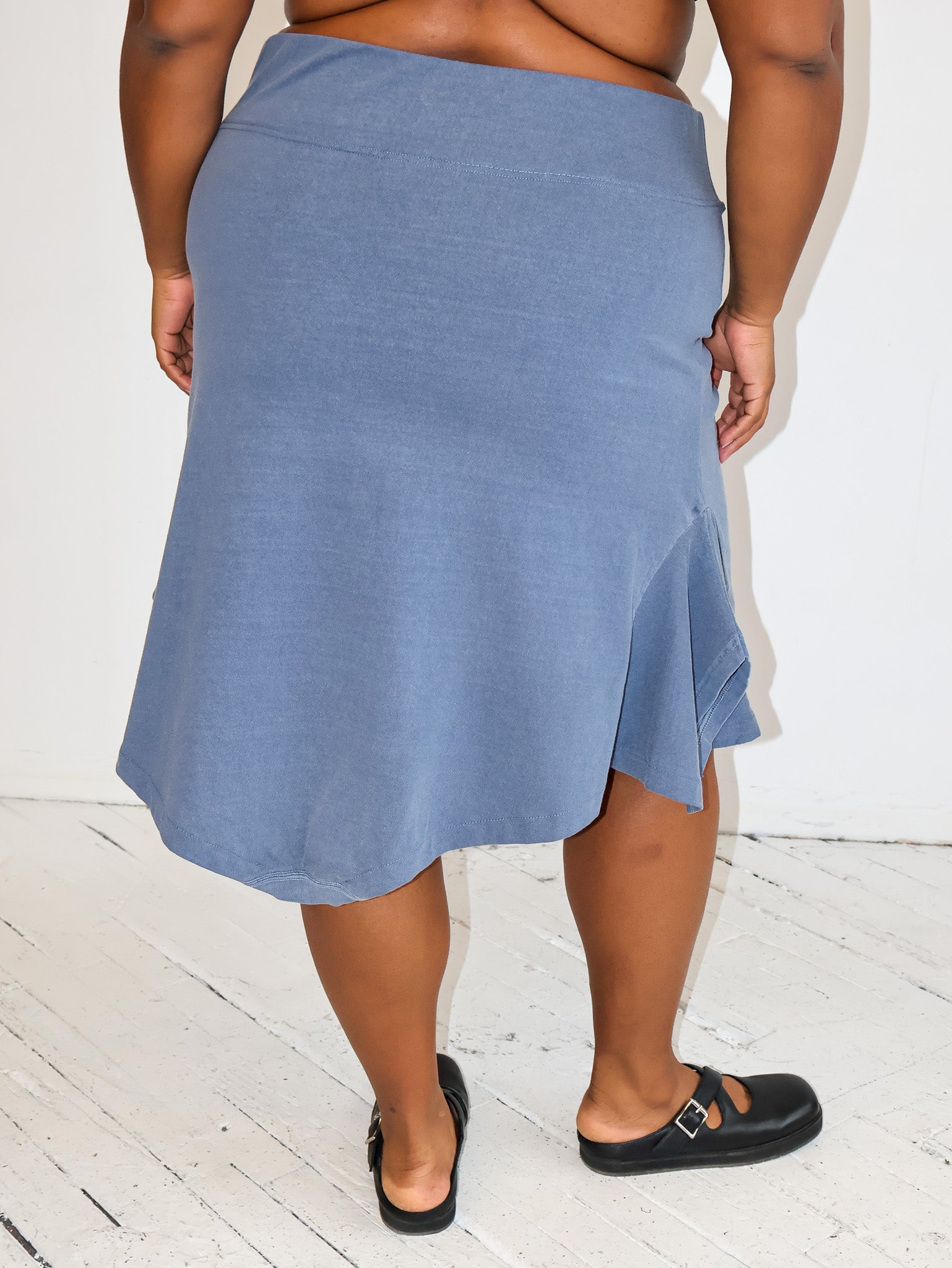 Gina Corrieri x BRZ - Blue Midi T-Skirt (XL/1X)