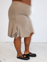 Gina Corrieri x BRZ - Beige Midi T-Skirt (L/XL)