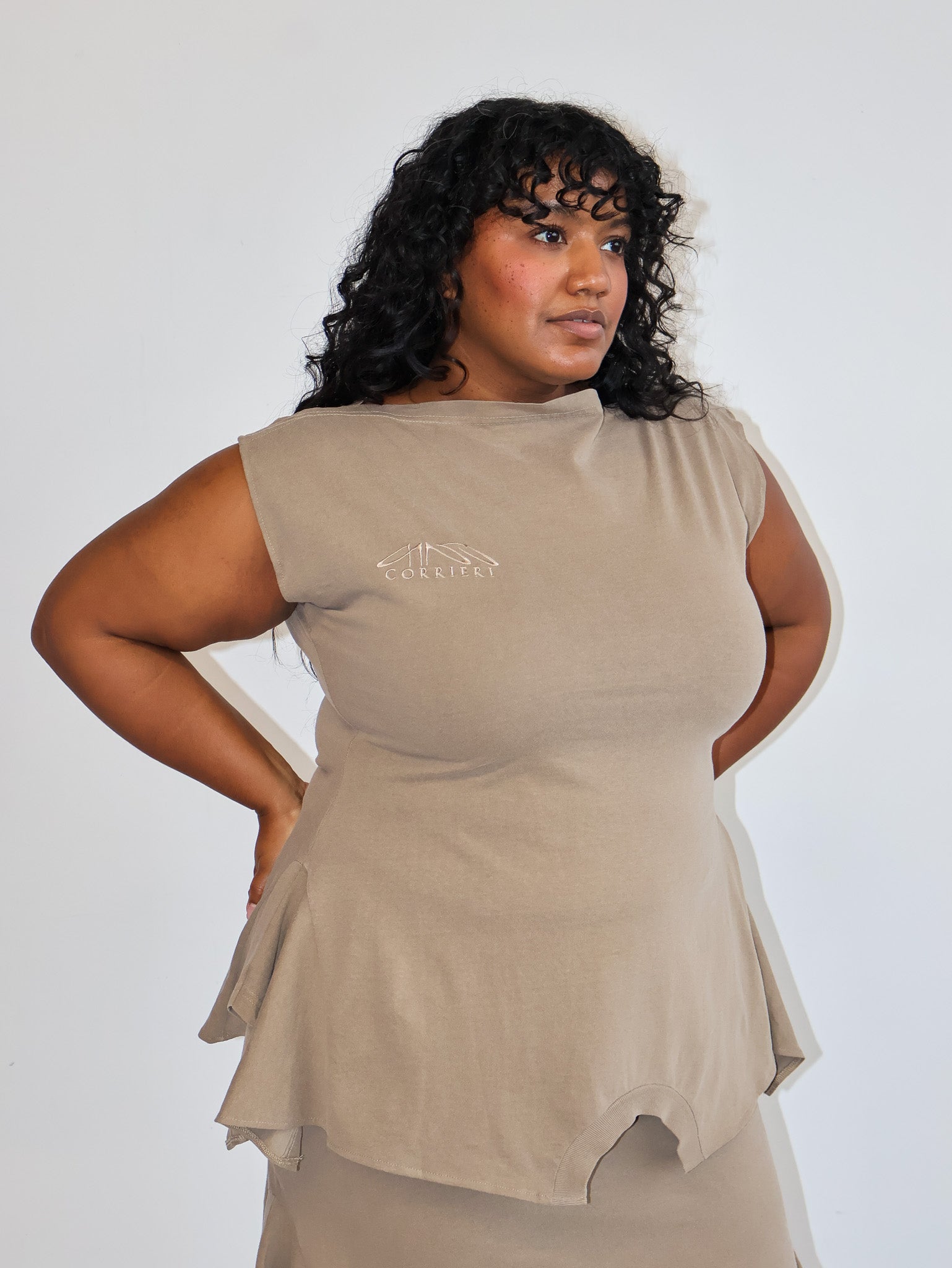 Gina Corrieri x BRZ - Beige 180 Top (XL/1X)