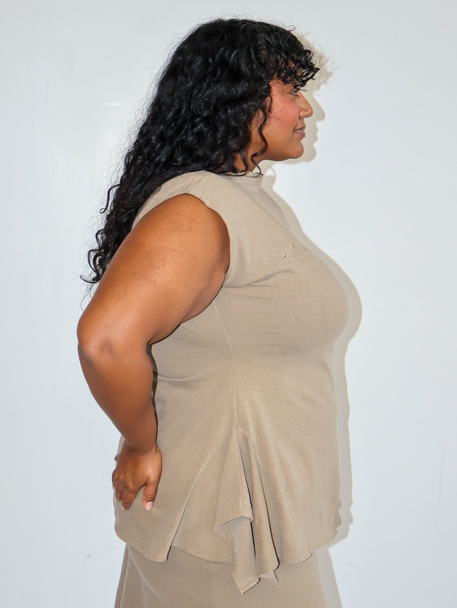 Gina Corrieri x BRZ - Beige 180 Top (XL/1X)