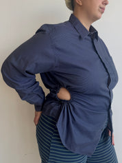 Nena Hansen - Dark Blue Bungee Shirt (1X)
