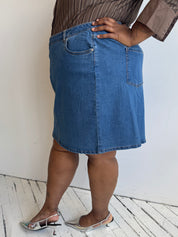 Vintage - Denim Mini Skirt (3X)
