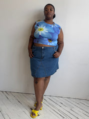 Vintage - Denim Mini Skirt (3X)