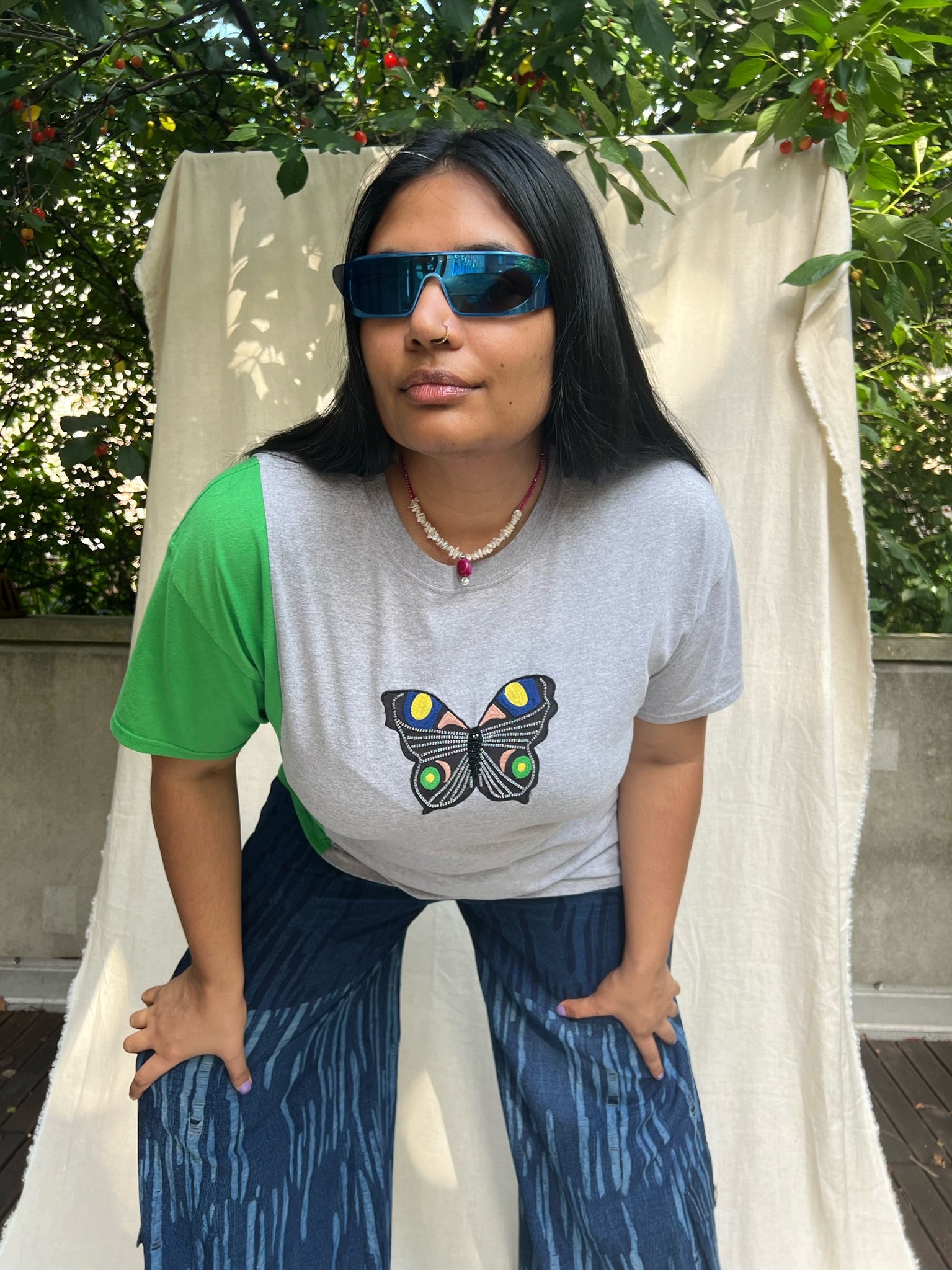 Abacaxi x BRZ - Lana Butterfly T-Shirt (XL)