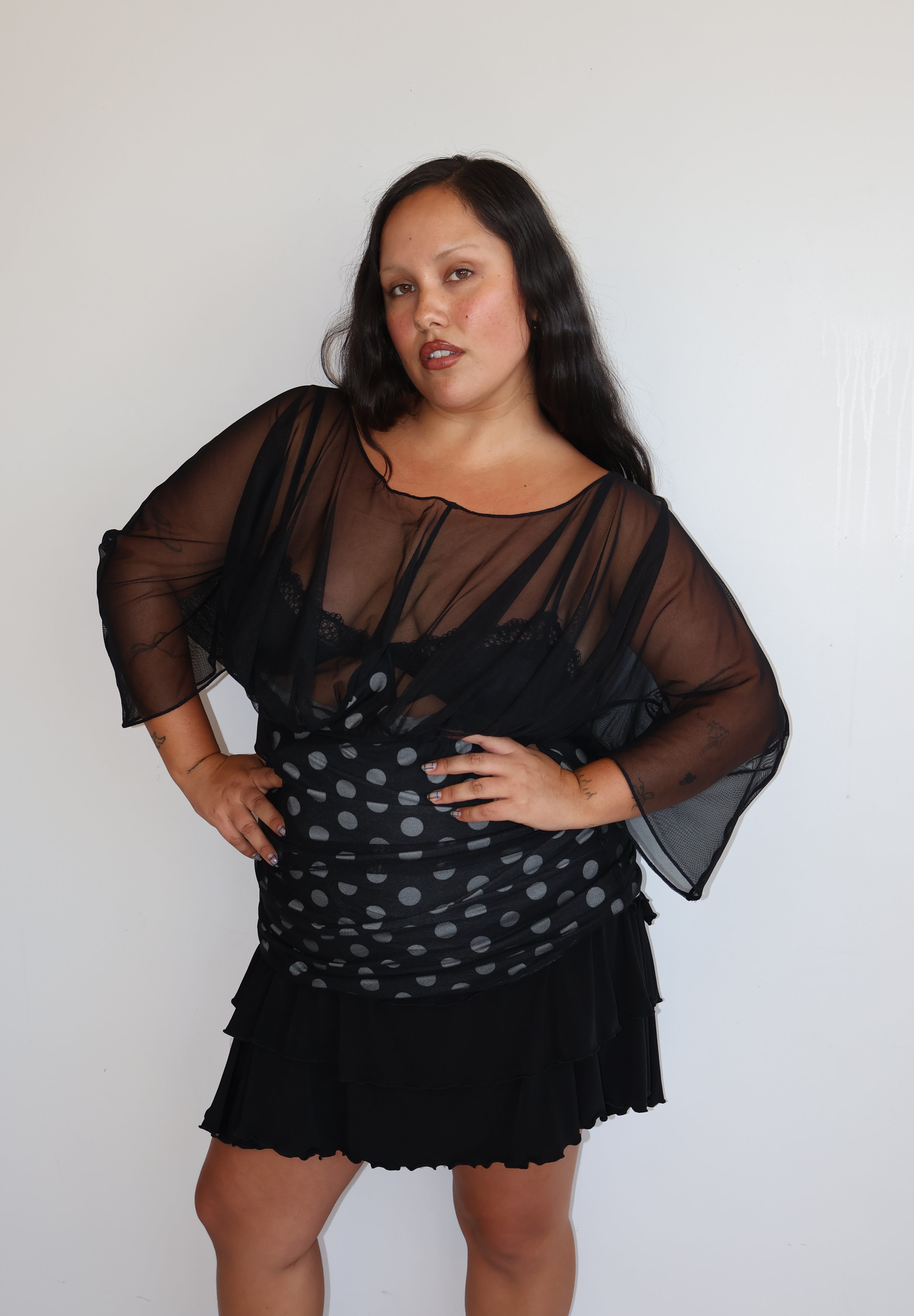 Lizzie Kidd - Polka Dot Encore Top (XL-3X)