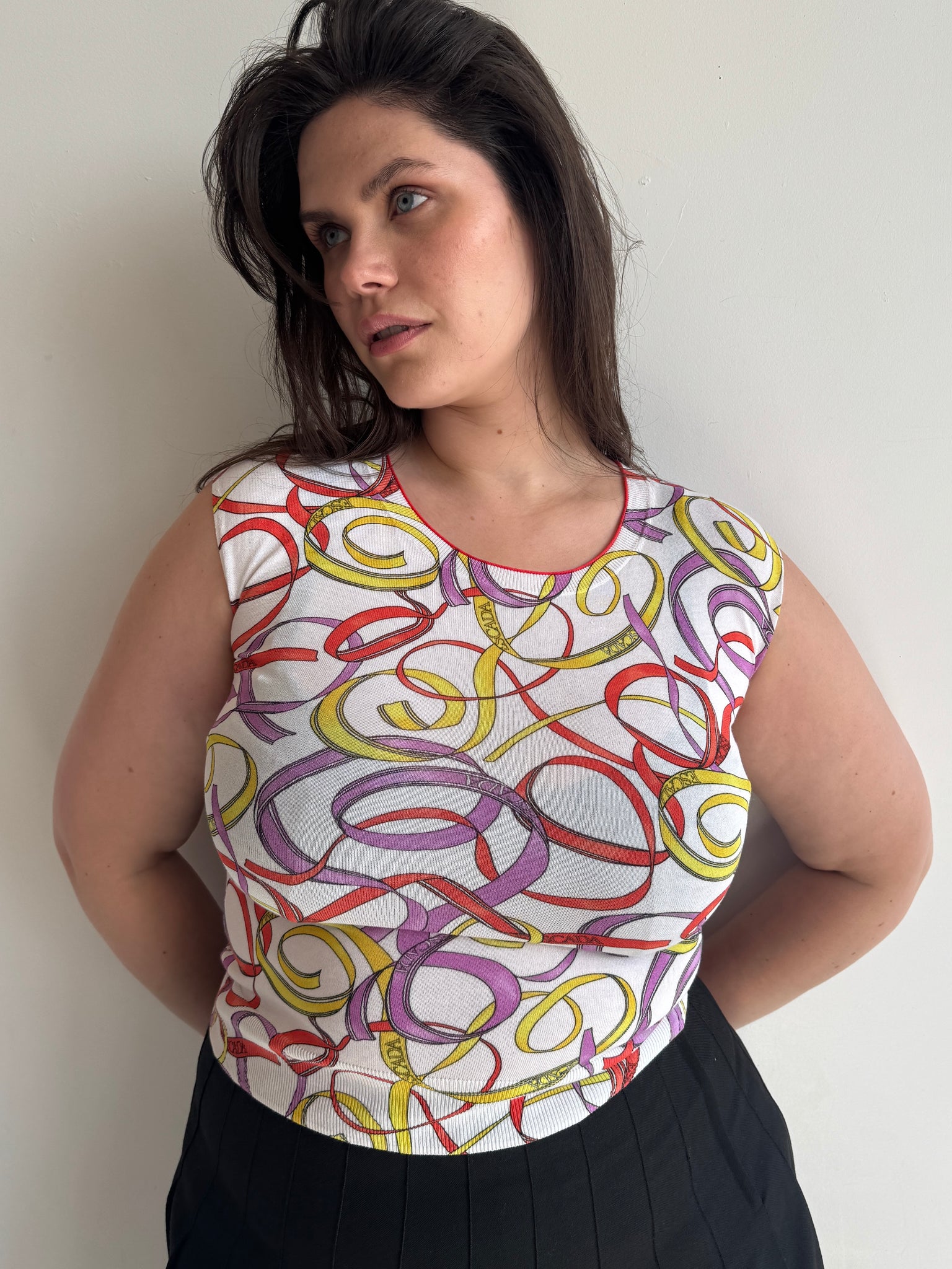 Italian Vintage - Knit Escada Tank (L-1X)