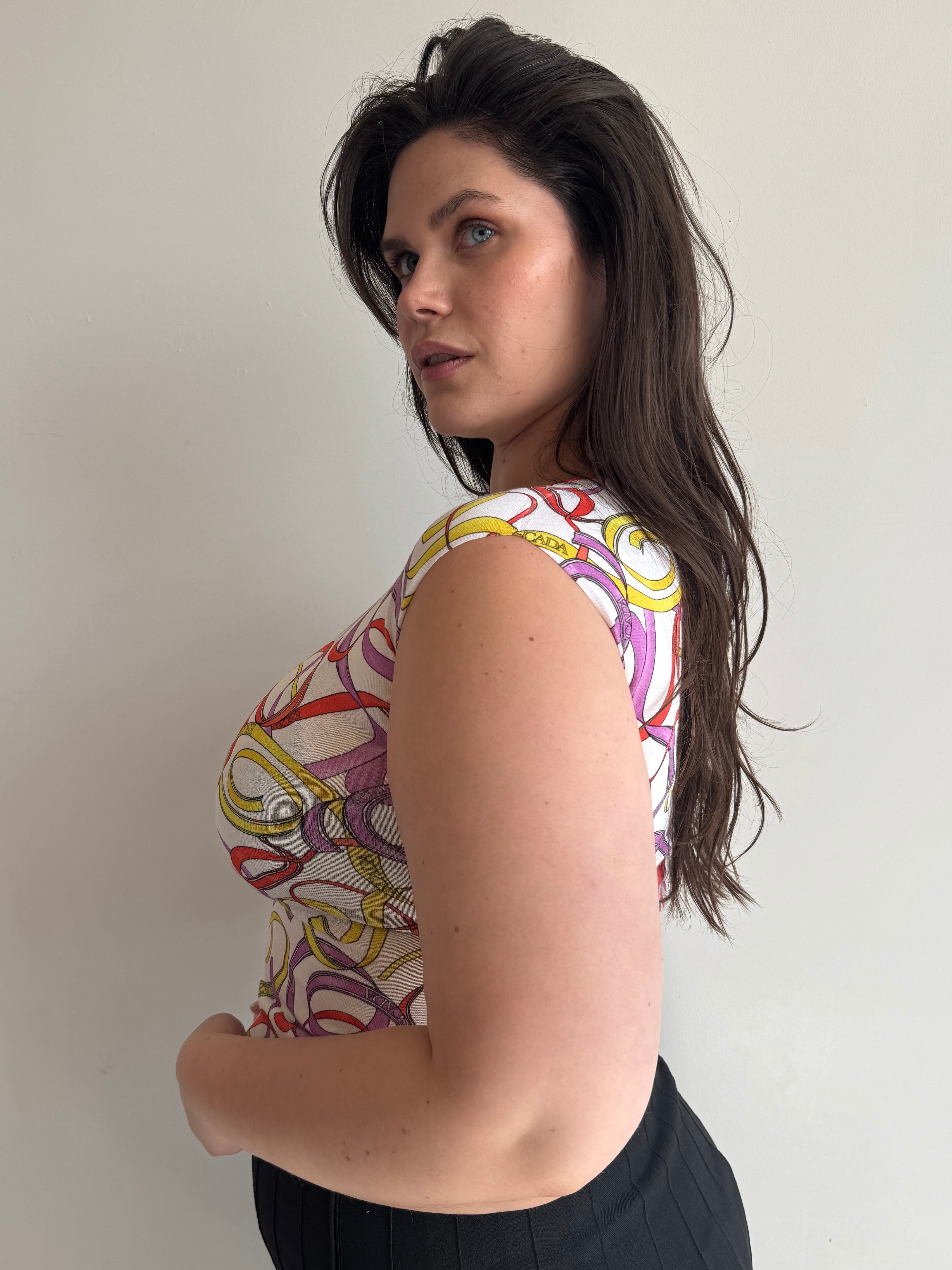 Italian Vintage - Knit Escada Tank (L-1X)