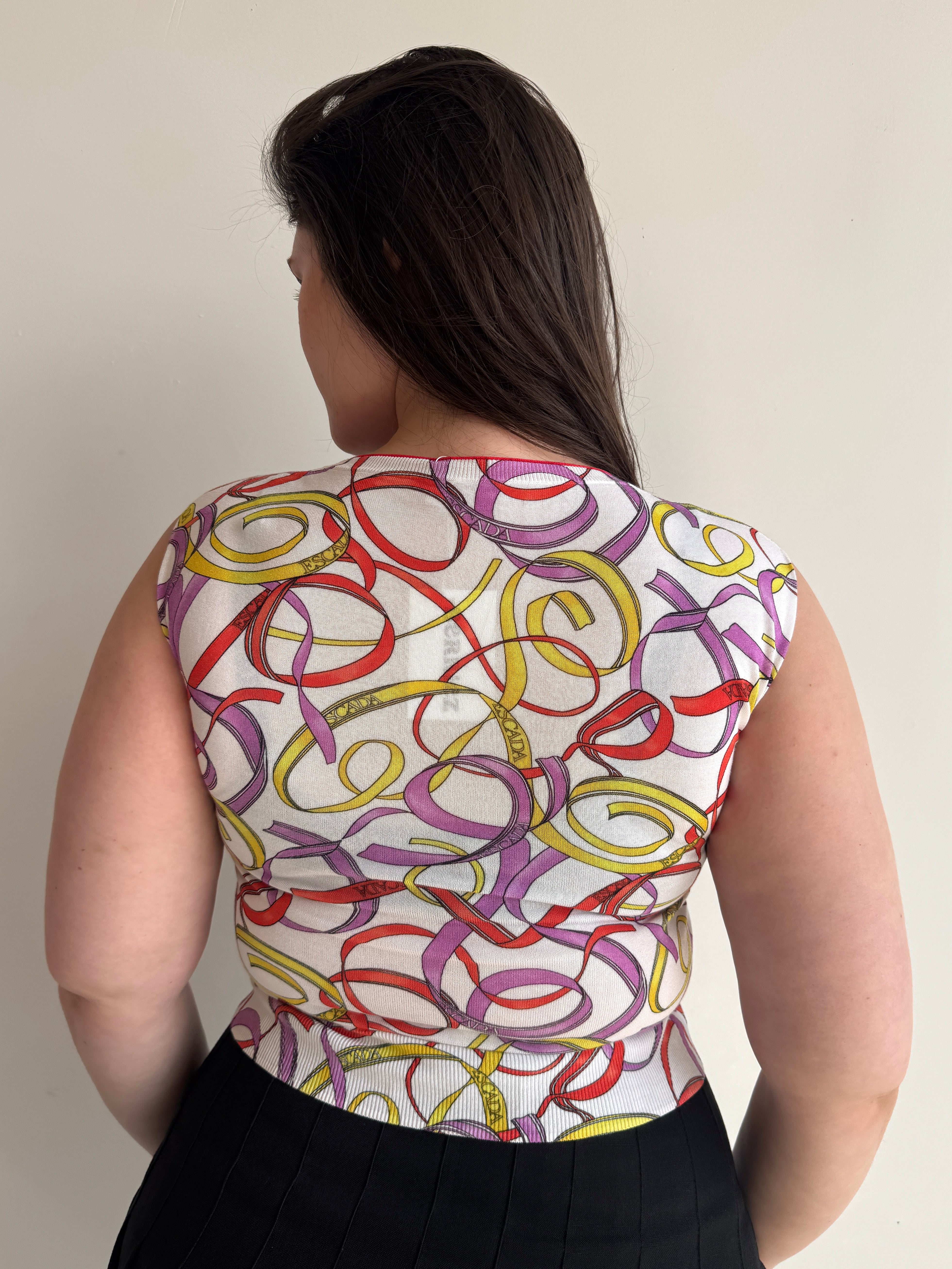 Italian Vintage - Knit Escada Tank (L-1X)