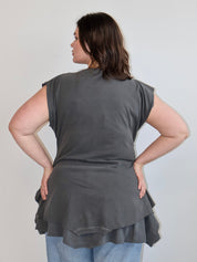 Gina Corrieri x BRZ - Grey 180 Top (XL-2X)