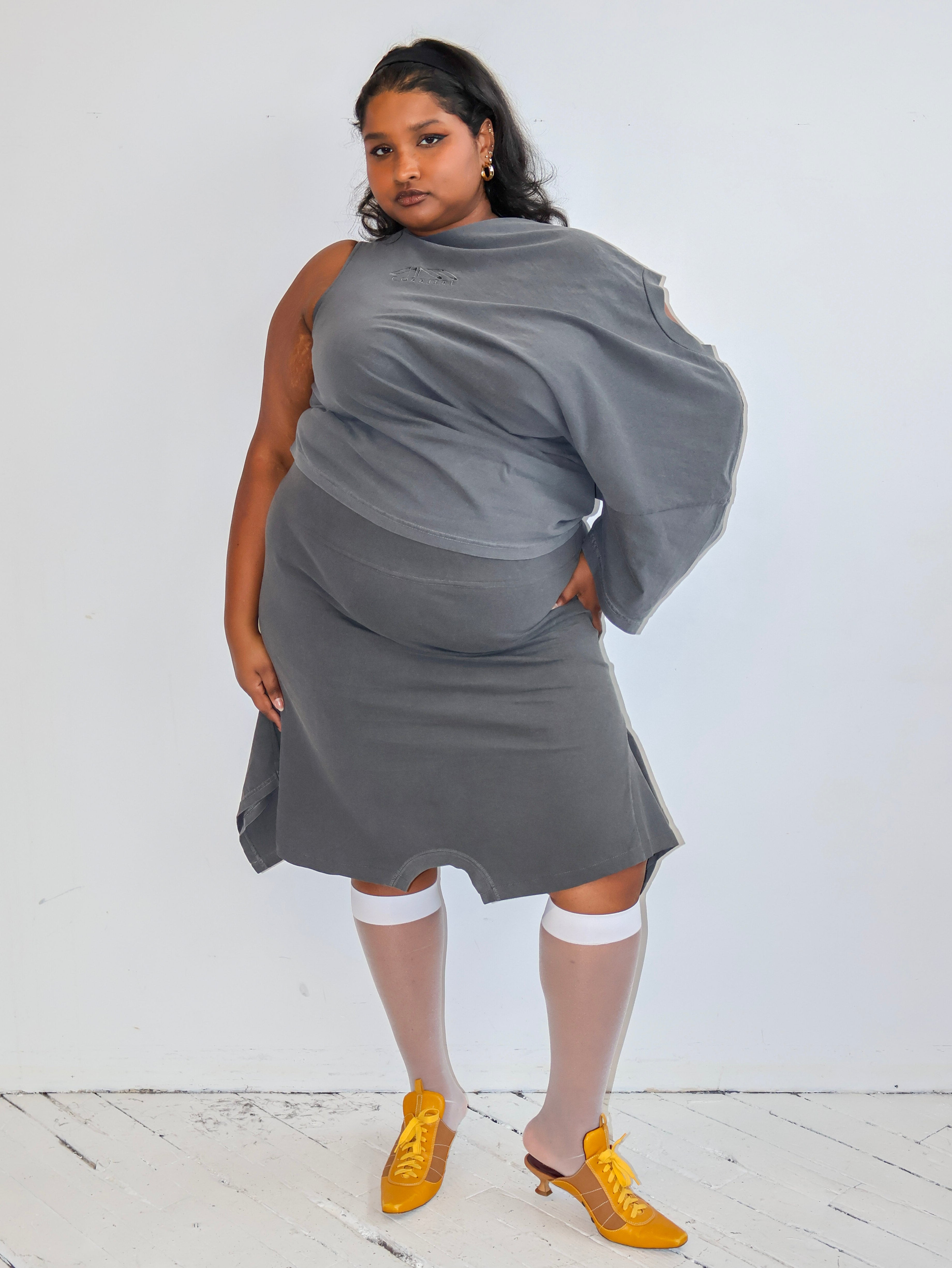 Gina Corrieri x BRZ - Grey U-Top (2X)