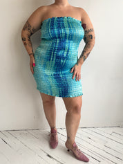 NBNW - Icy Smocked Tube Dress (XL-2X)