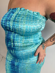 NBNW - Icy Smocked Tube Dress (XL-2X)