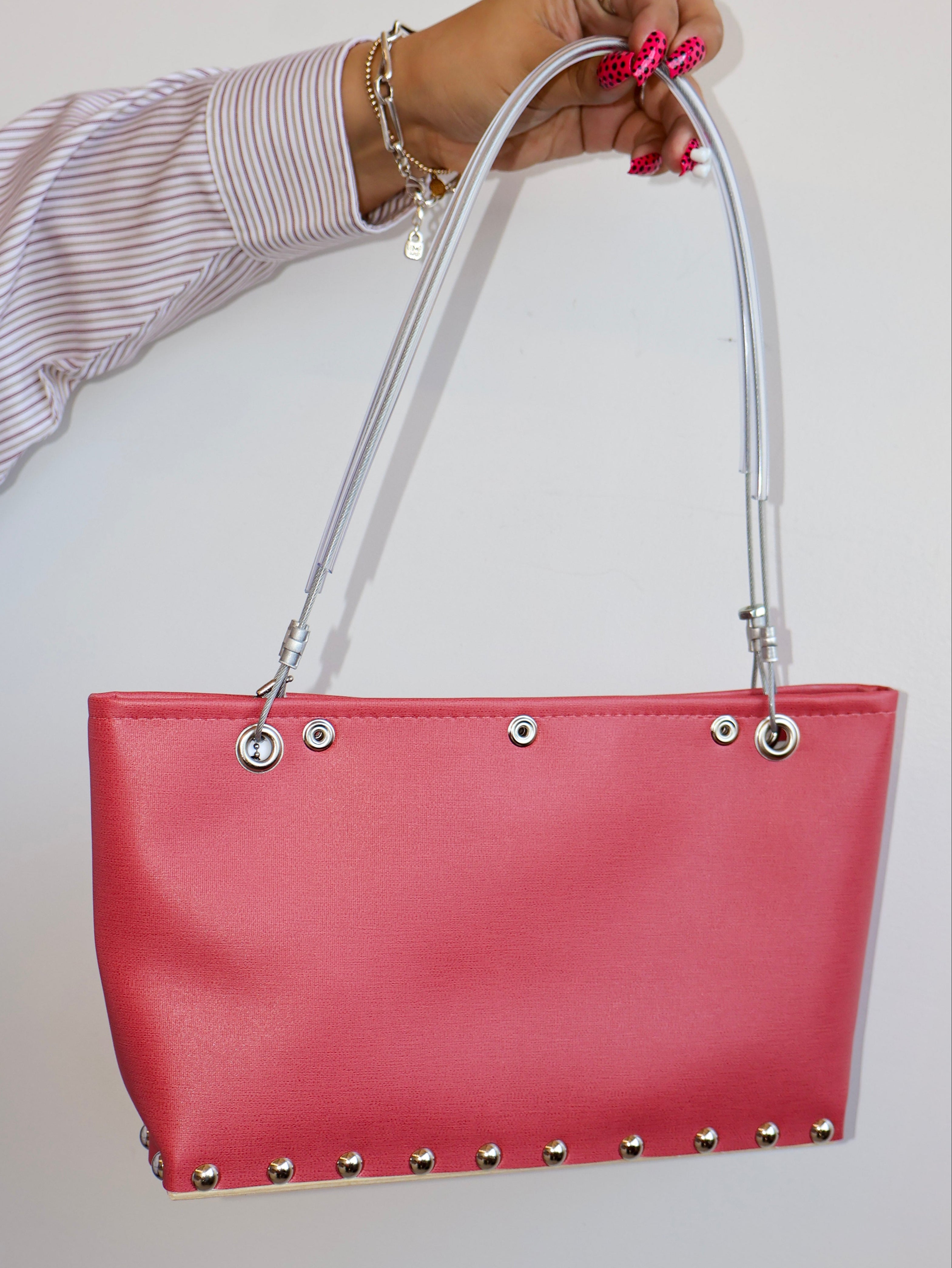 Hardware by Renee - Rose Pink Skinny Bag