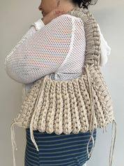 LOOSENDS - The Dusk Shoulder Bag in Beige