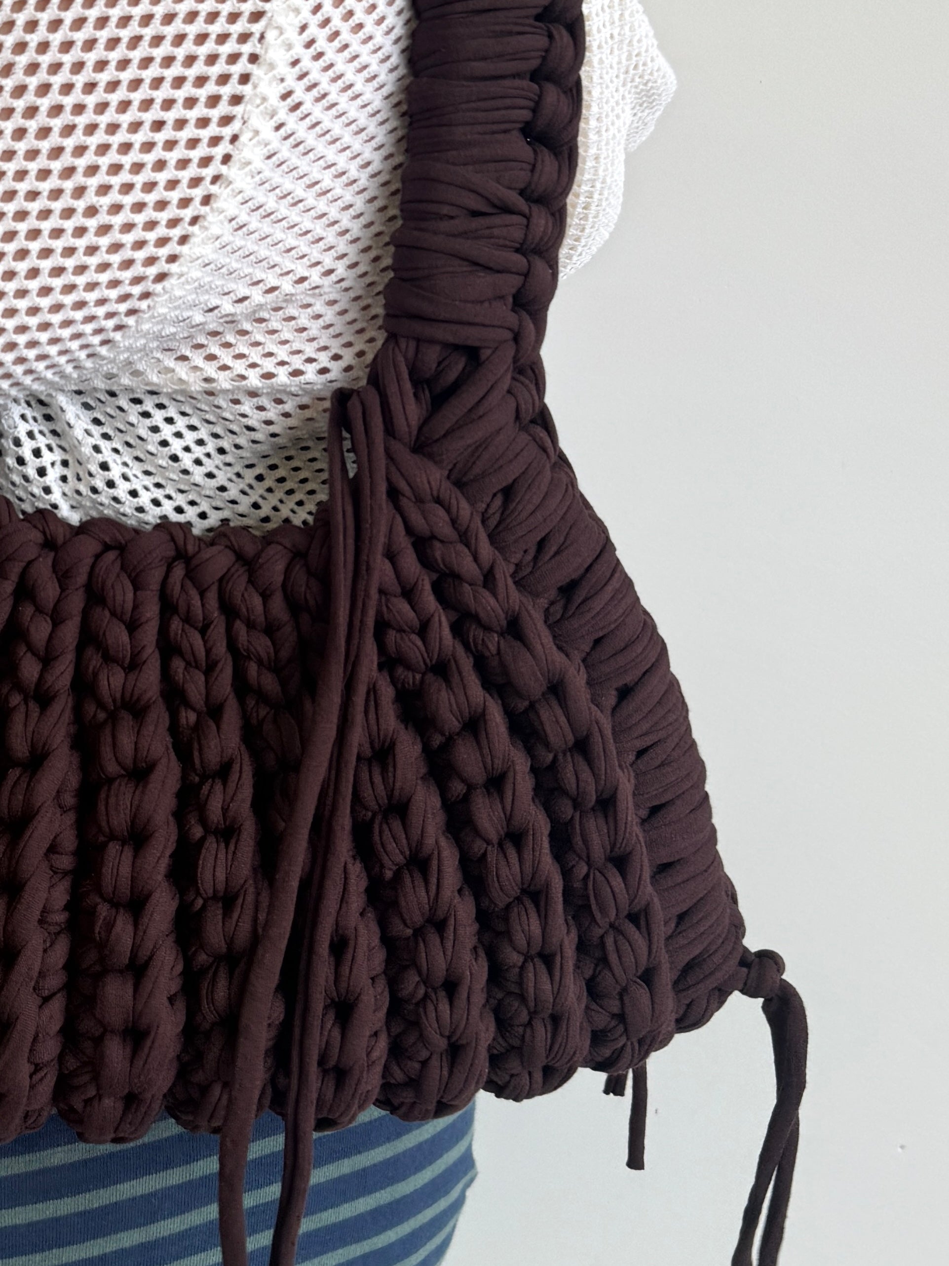 LOOSENDS - The Dusk Shoulder Bag in Brown