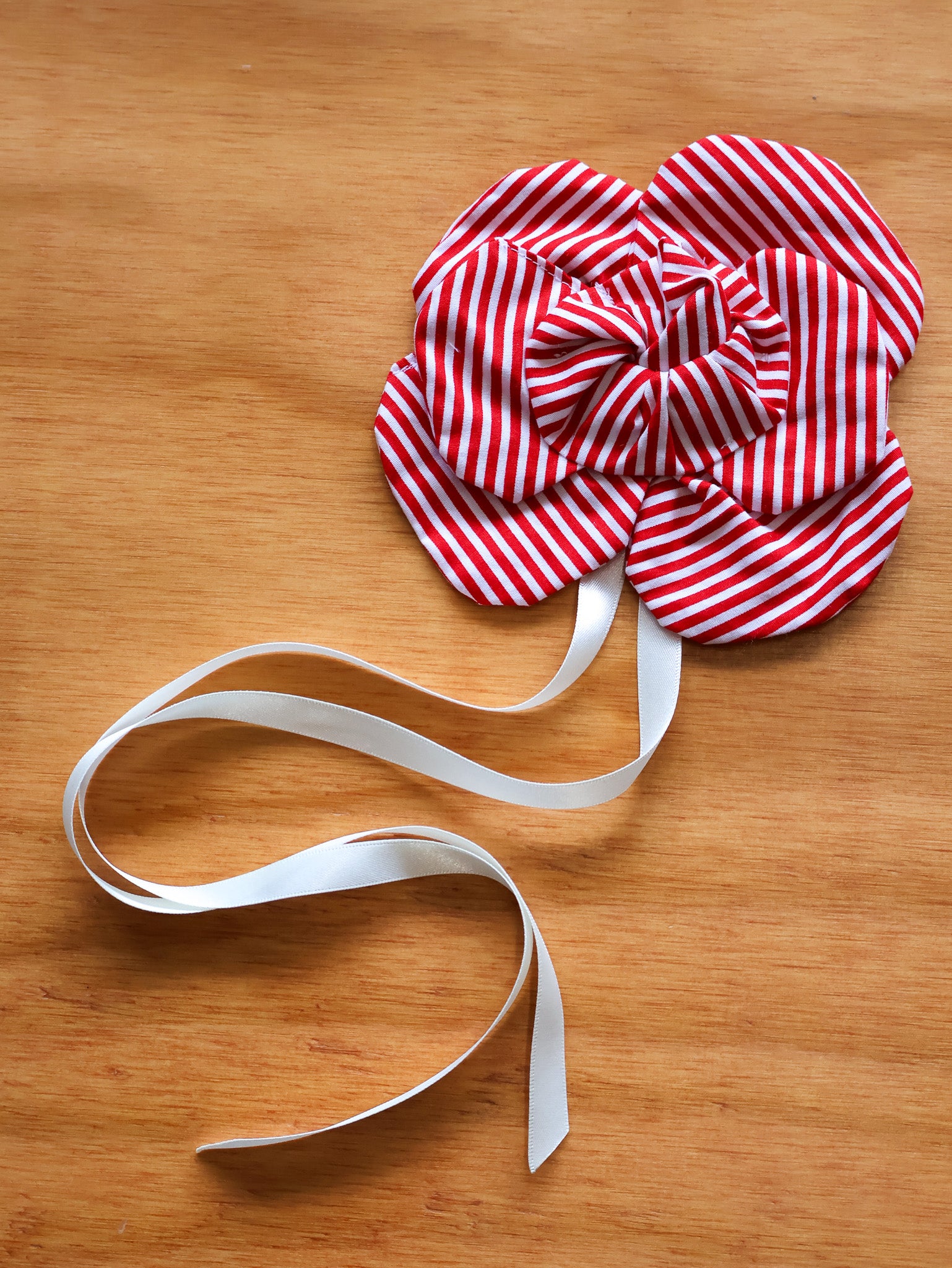 Grandpa's Shirts - Red Stripe Brooch