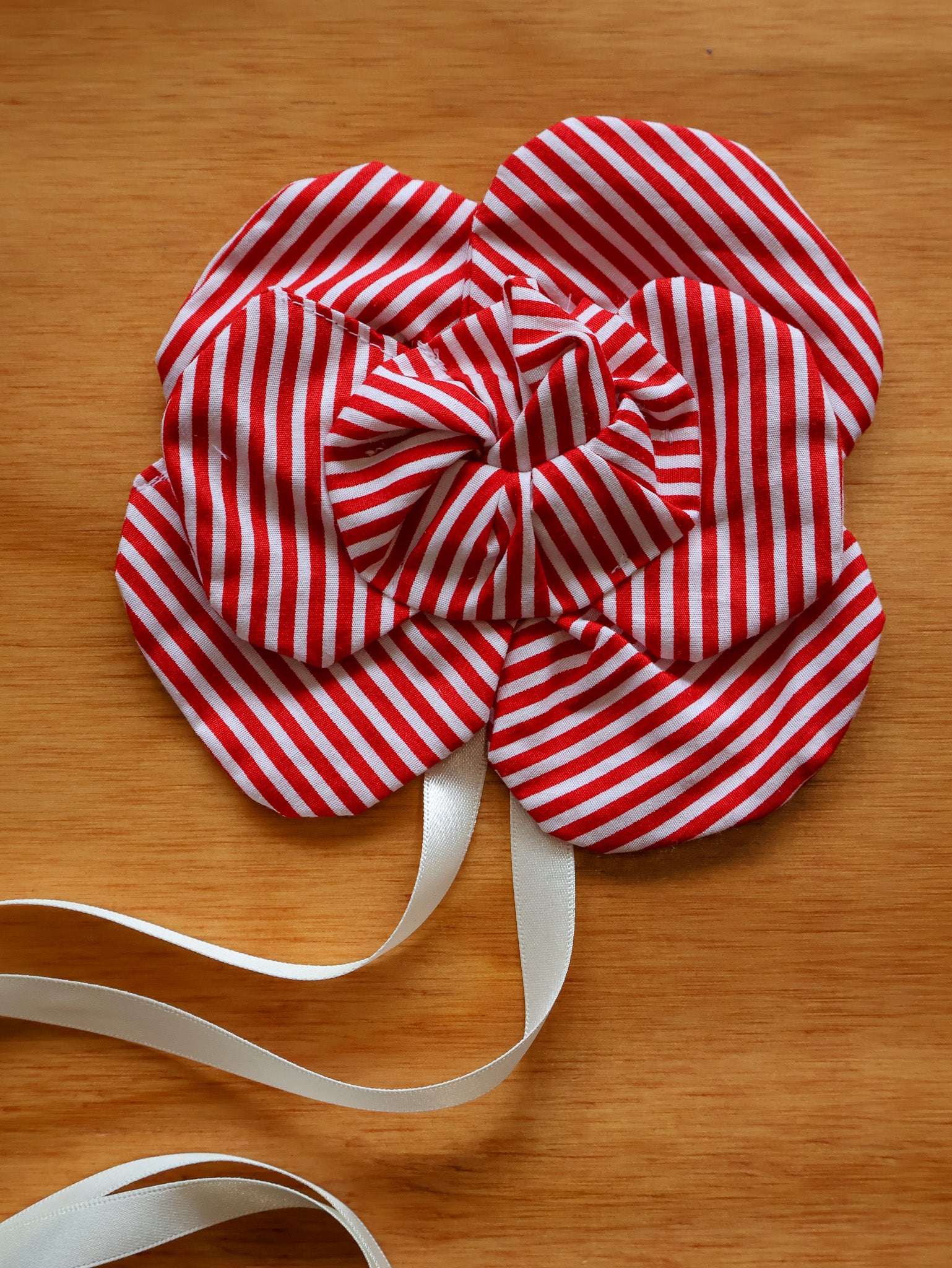 Grandpa's Shirts - Red Stripe Brooch