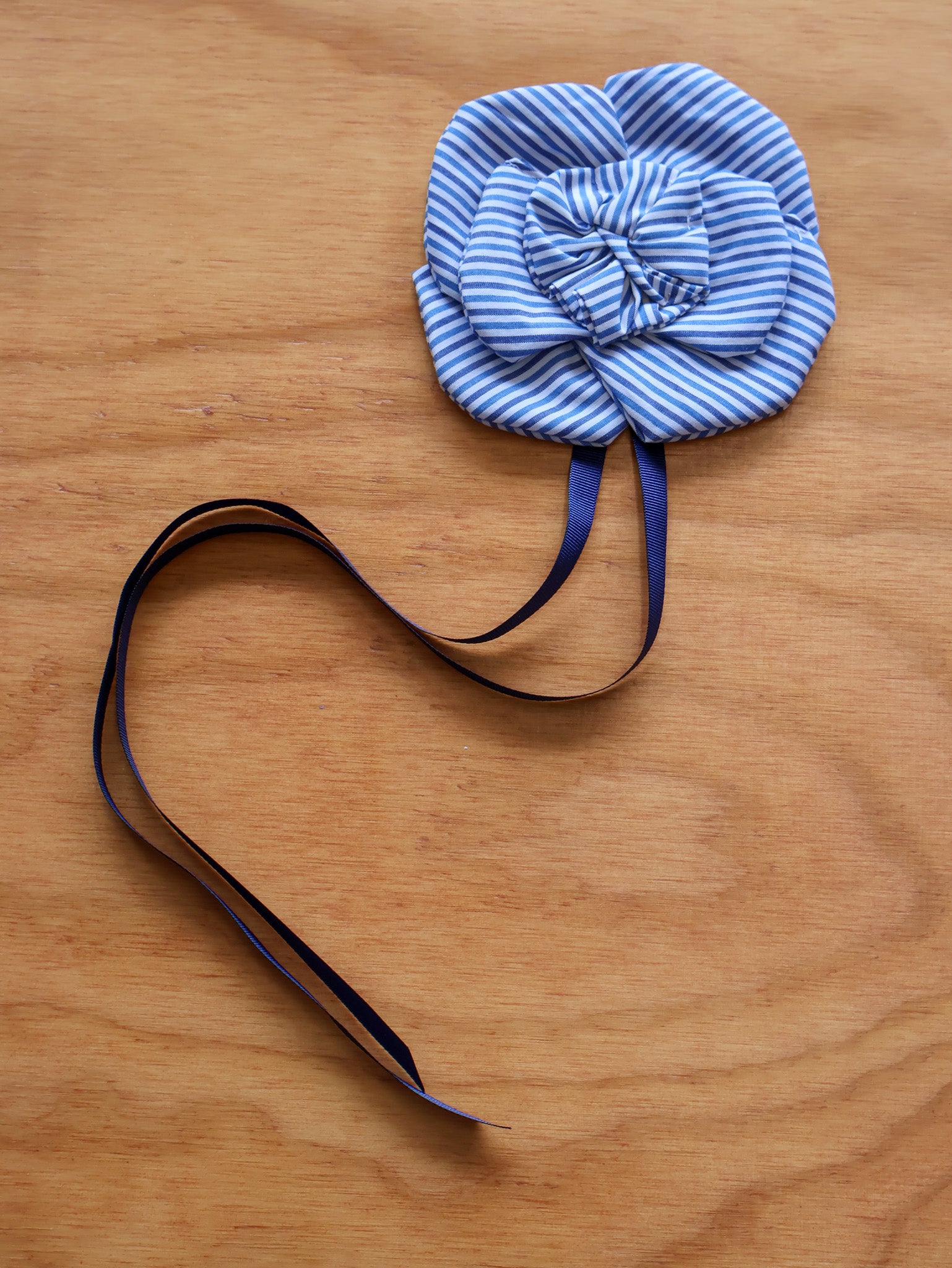 Grandpa's Shirts - Blue Stripe Brooch