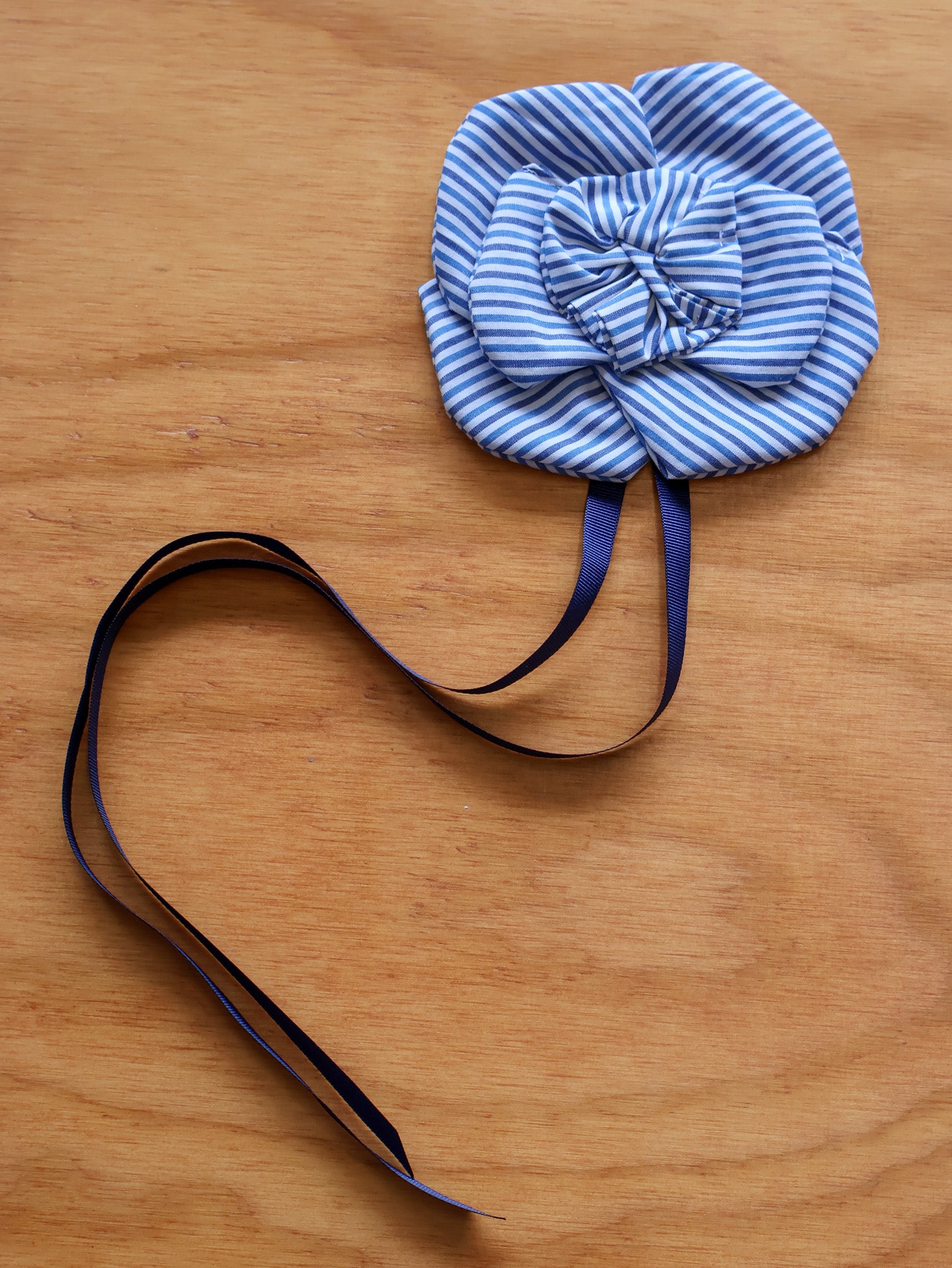 Grandpa's Shirts - Blue Stripe Brooch
