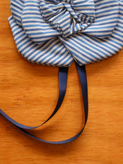 Grandpa's Shirts - Blue Stripe Brooch