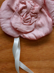 Grandpa's Shirts - Pink Silk Brooch