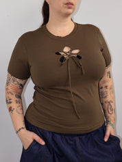 ABL ESTUDIO - Star Tee in Olive Green (L-4X)