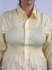 JXD x BRZ - Yellow Bra Button Down (1X)