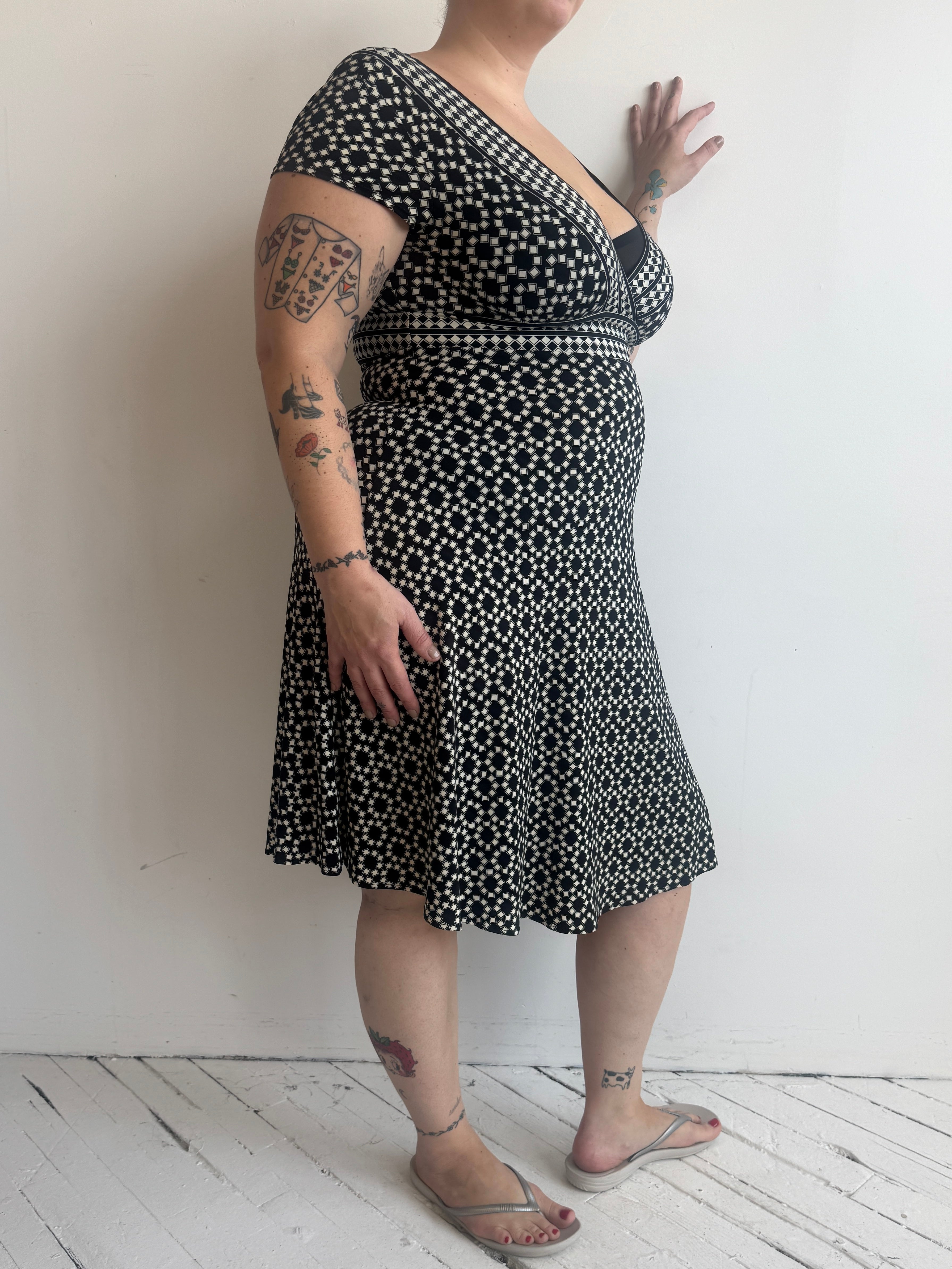 Vintage - Geometric Dress (XL/1X)