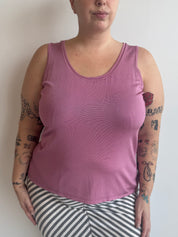 Vintage - Pink Knit Tank (1X/2X)