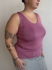 Vintage - Pink Knit Tank (1X/2X)