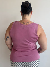 Vintage - Pink Knit Tank (1X/2X)