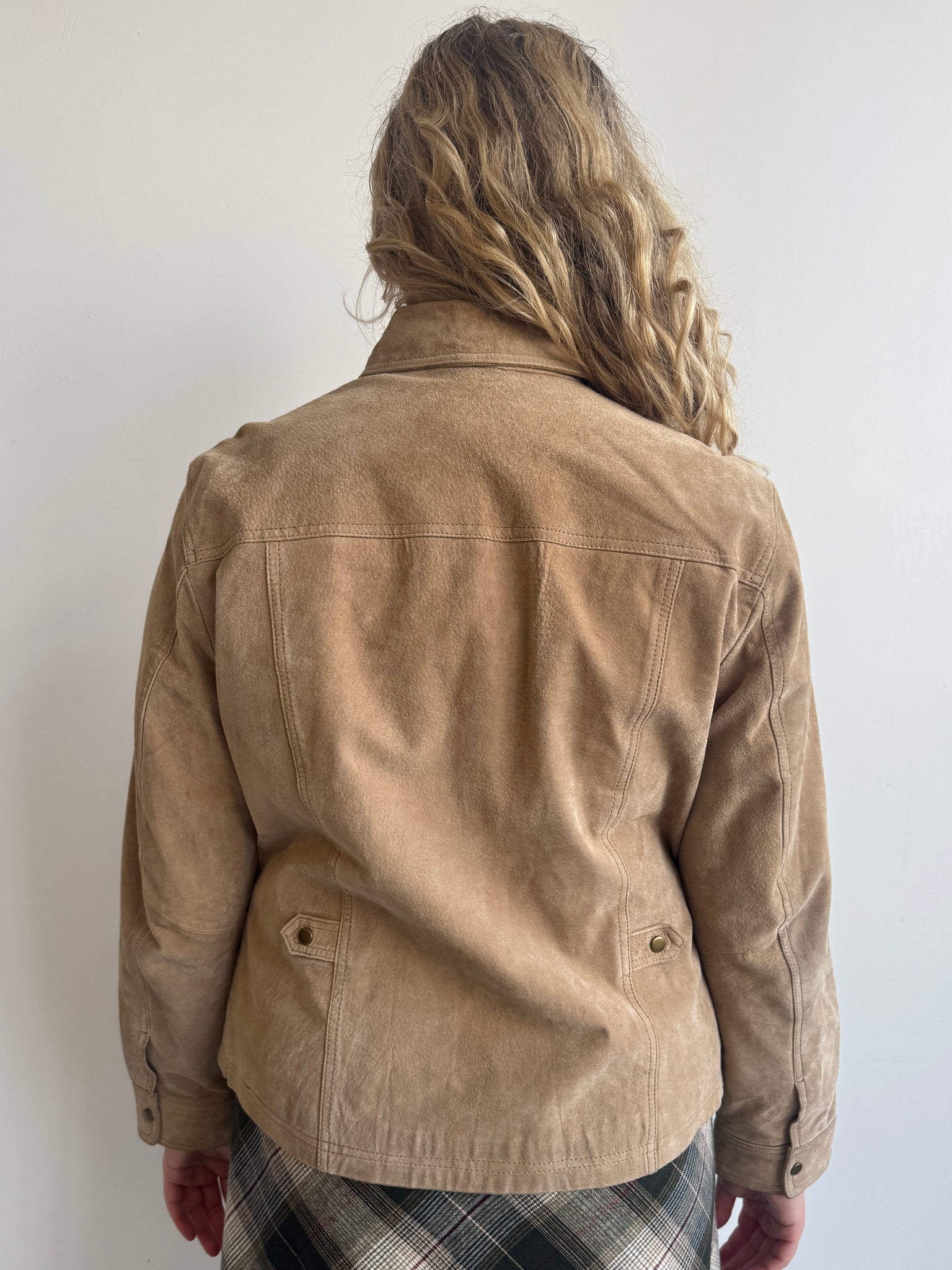 Vintage - Camel Suede Jacket (XL)