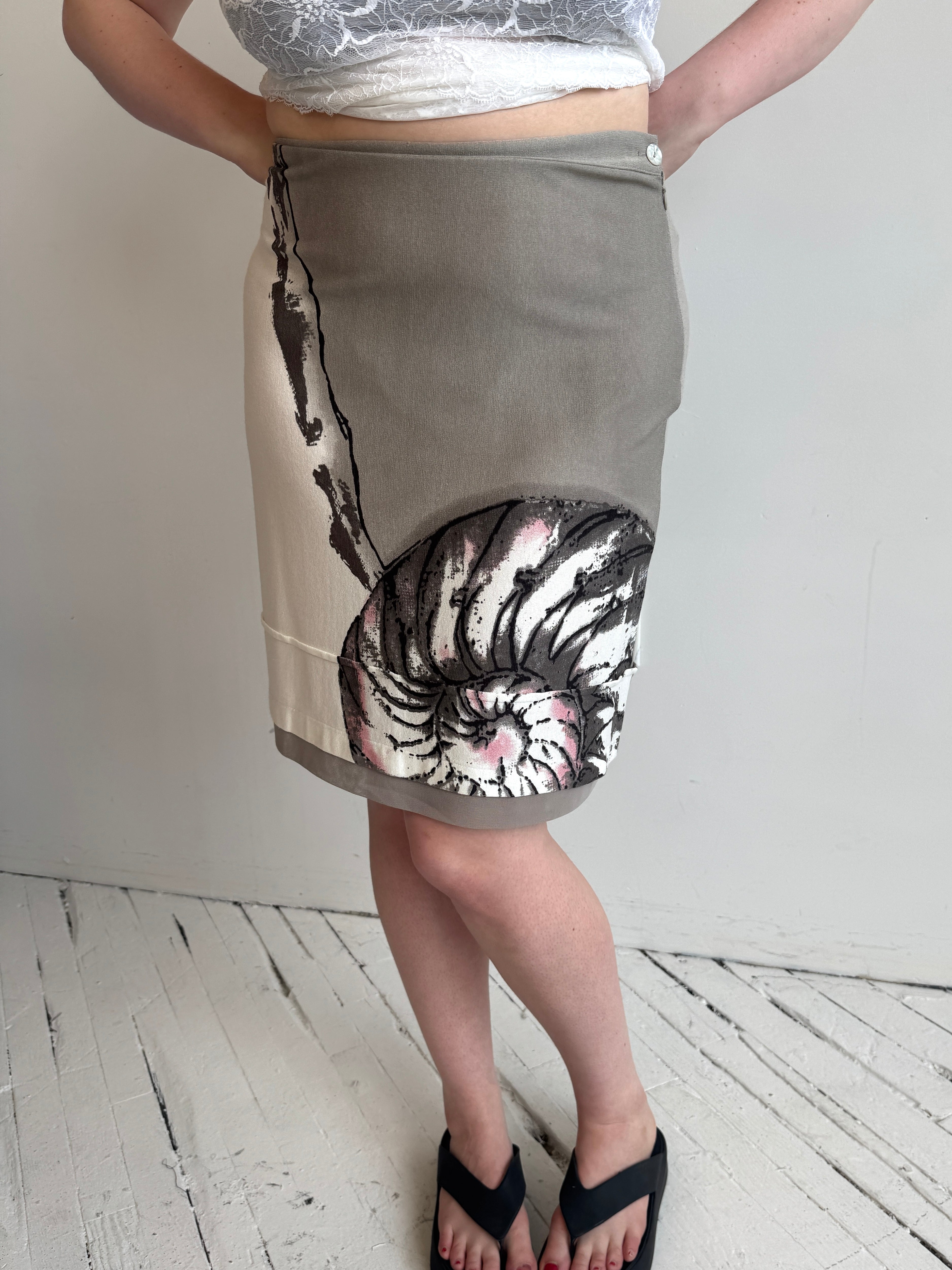 Italian Vintage - Nautilus Skirt (XL)