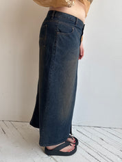 Vintage - Denim Maxi Skirt (XL)