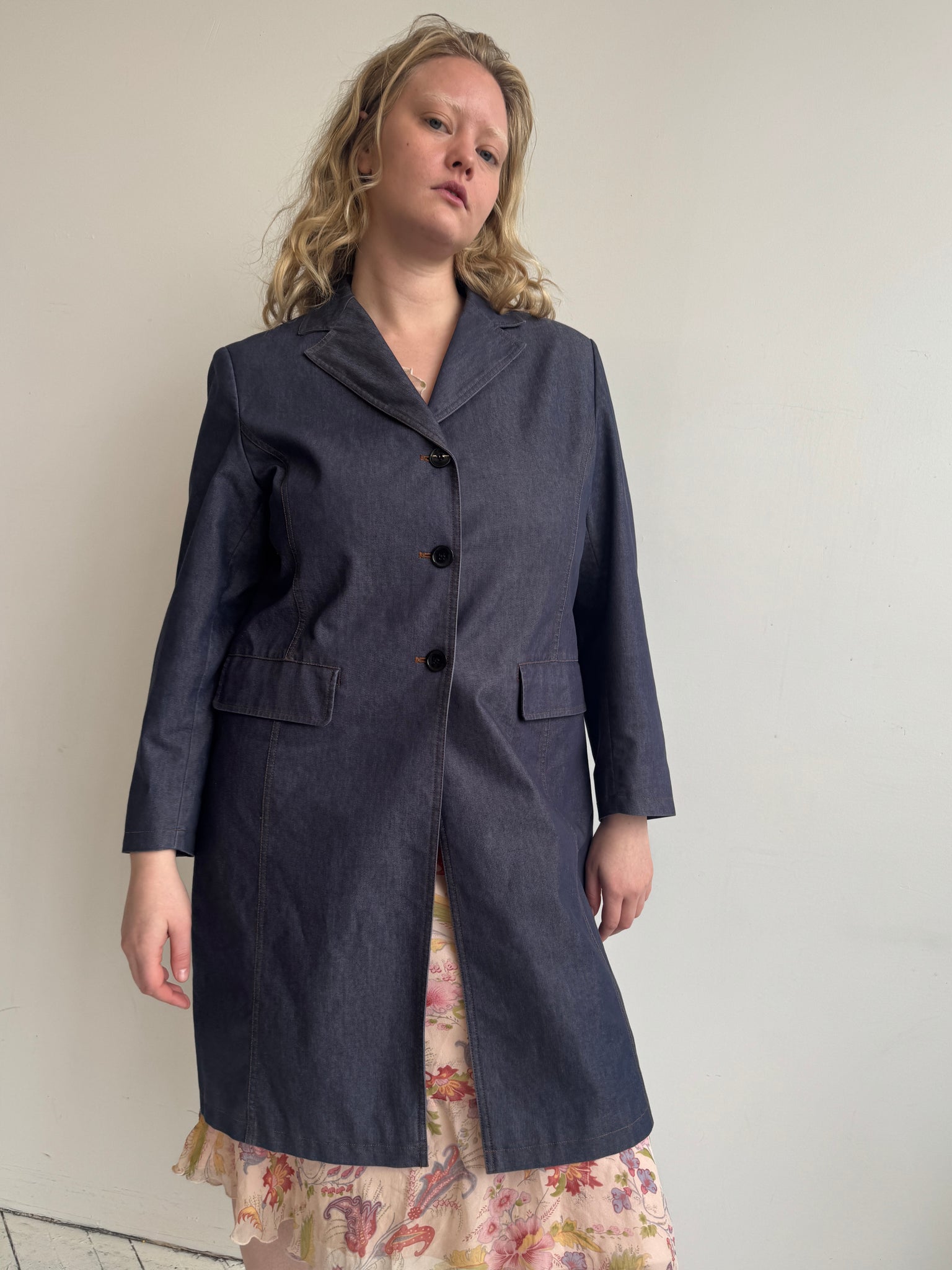 Vintage - Denim Trench (XL)