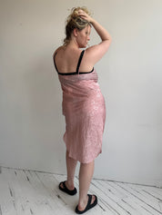 Vintage - Pink Slip Dress (L/XL)