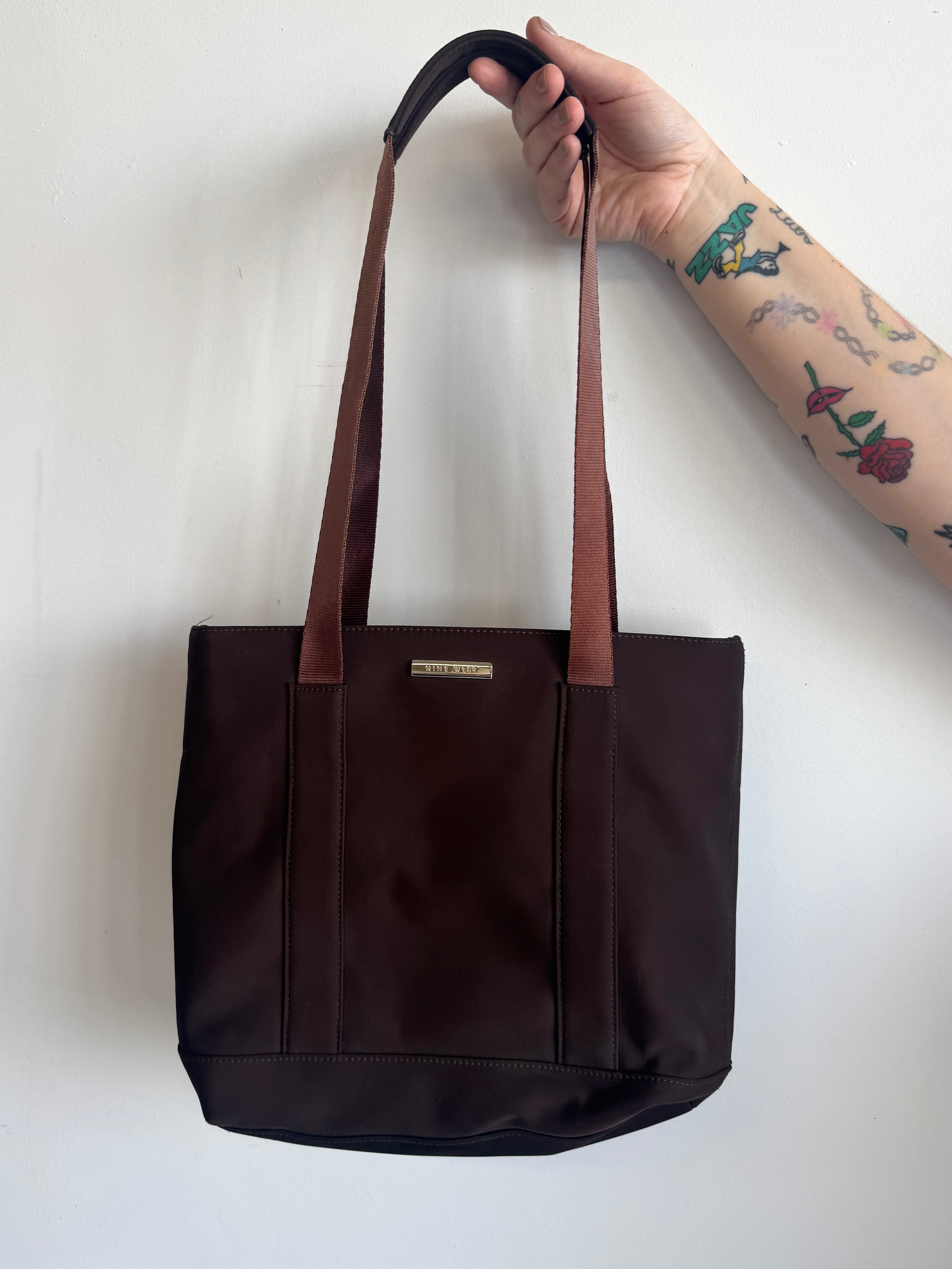 Vintage - Brown Nine West Bucket Bag