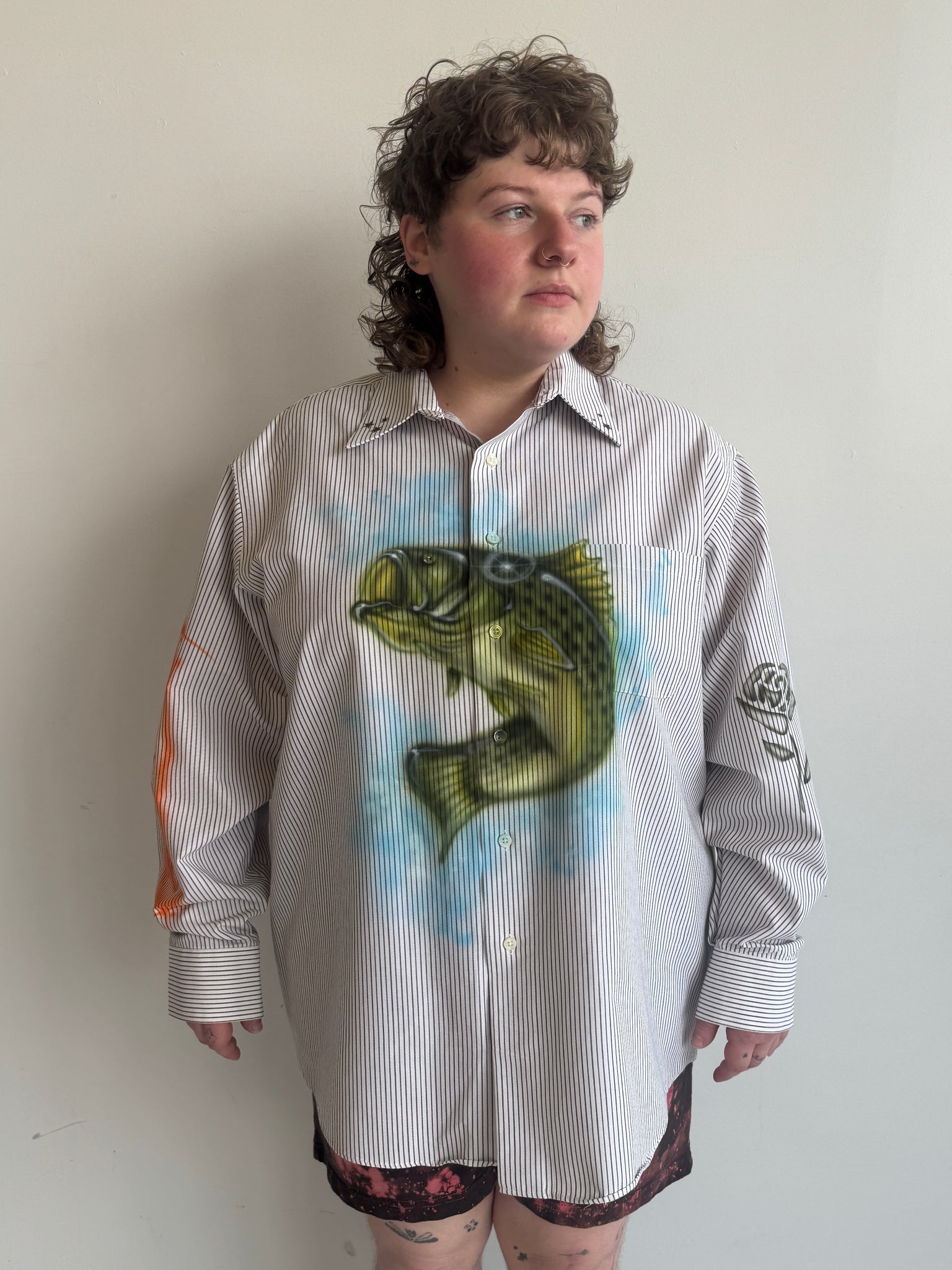 Femlord x BRZ - Celeste Fish Shirt (1X)