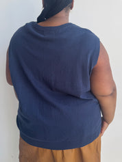 Vintage - Navy Argyle Vest (4X)
