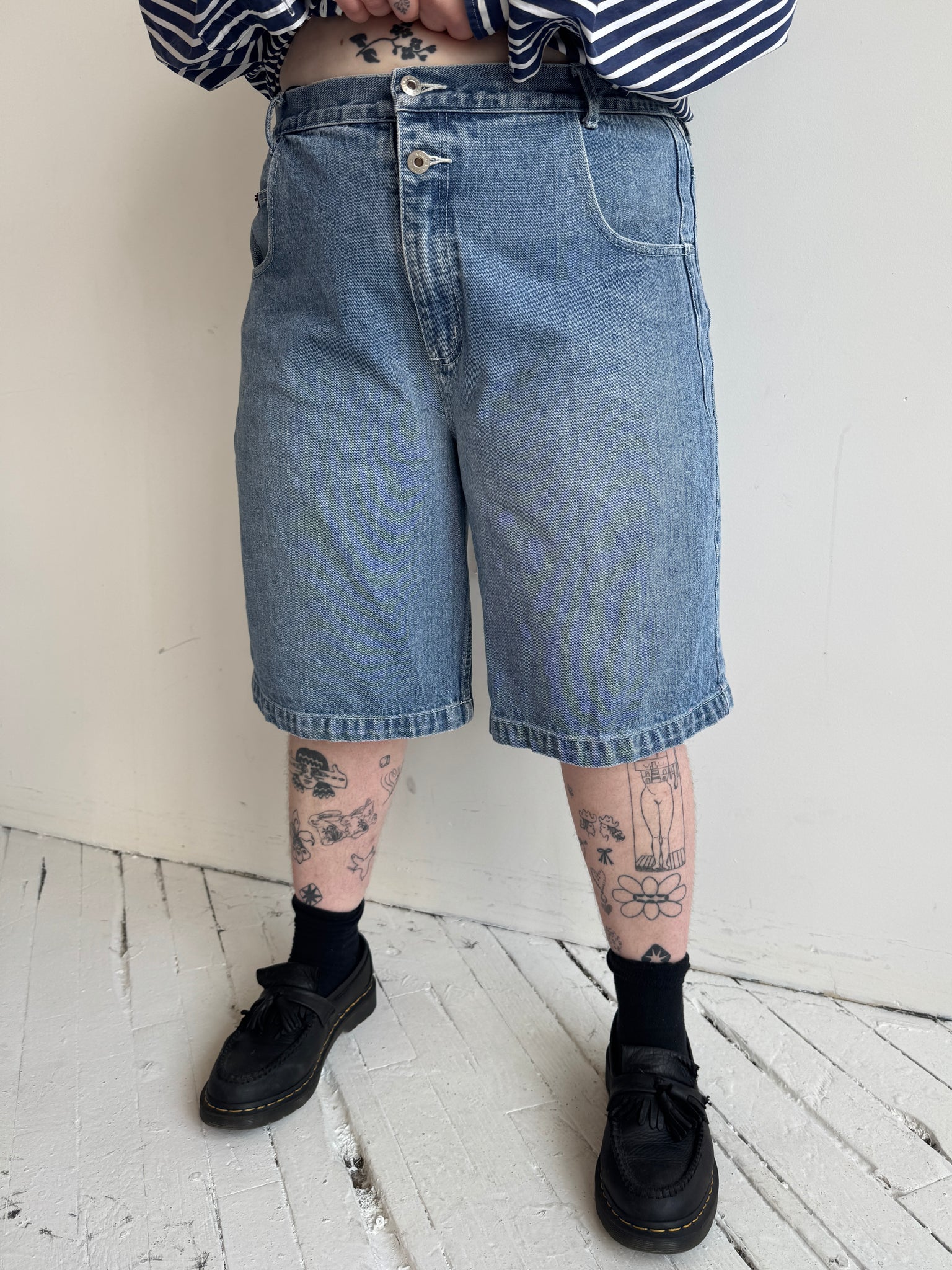 Vintage - Cotton Denim Shorts (1X)
