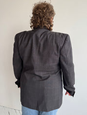 Shop Journal - Grey Pierced Blazer (L)