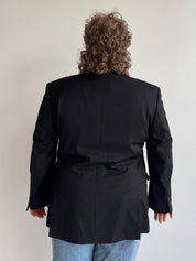 Shop Journal - Black Grommet Blazer (L)
