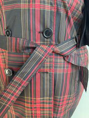 Vintage - Plaid Raincoat Trench (3X)