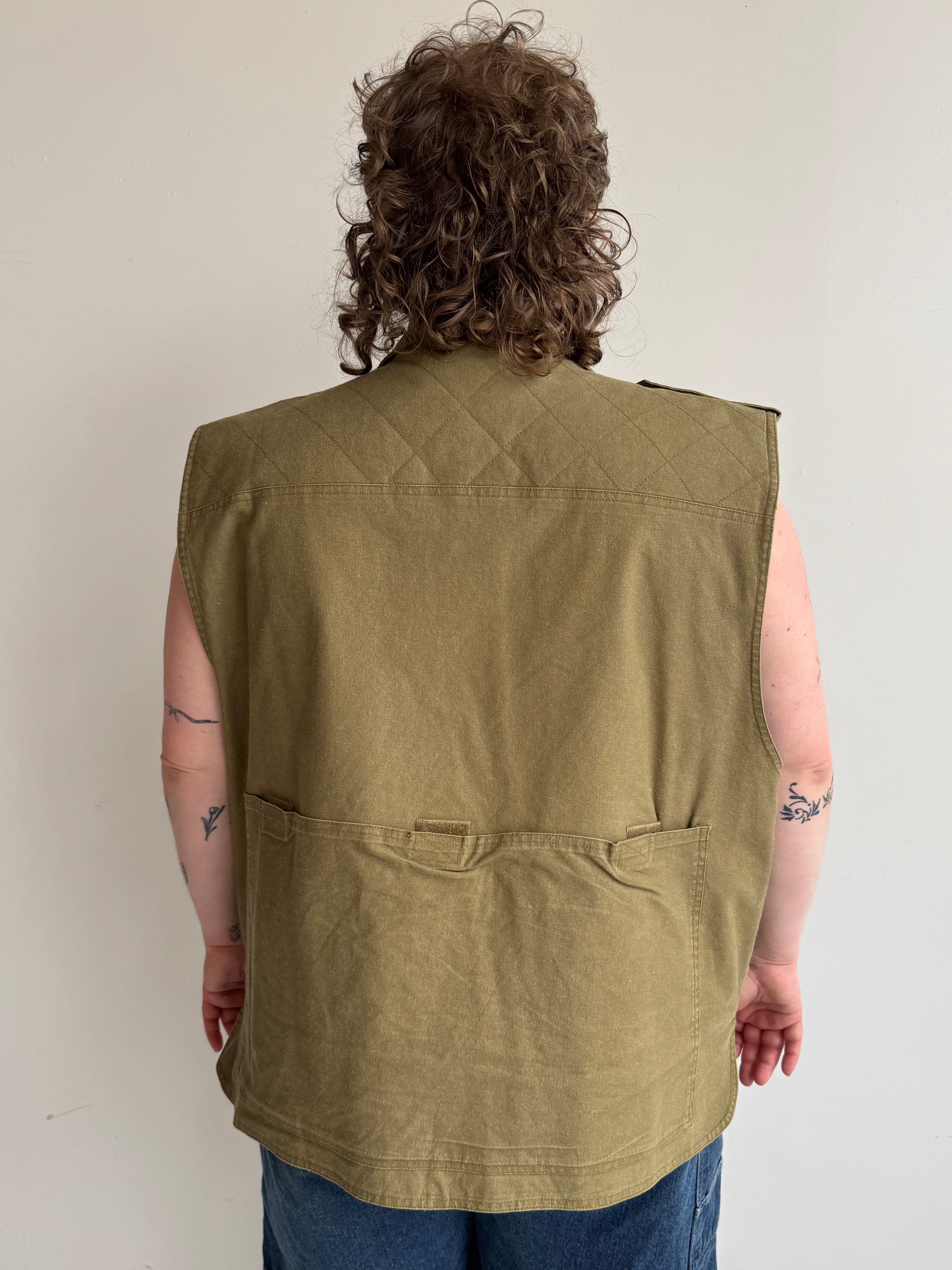 Vintage - Cotton Fisherman Vest (1X)