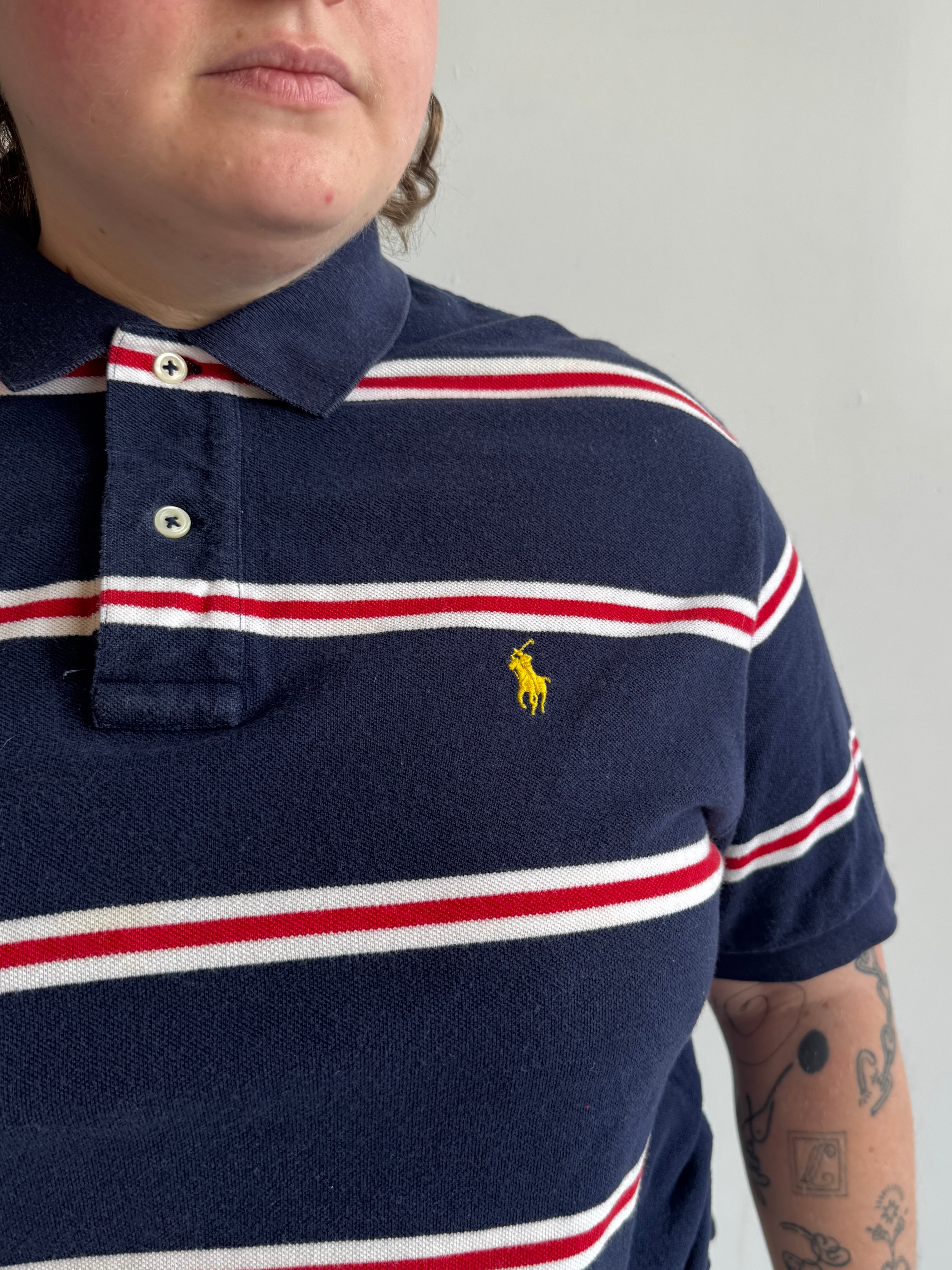 Vintage - Navy & Red Ralph Lauren Polo (XL/1X)