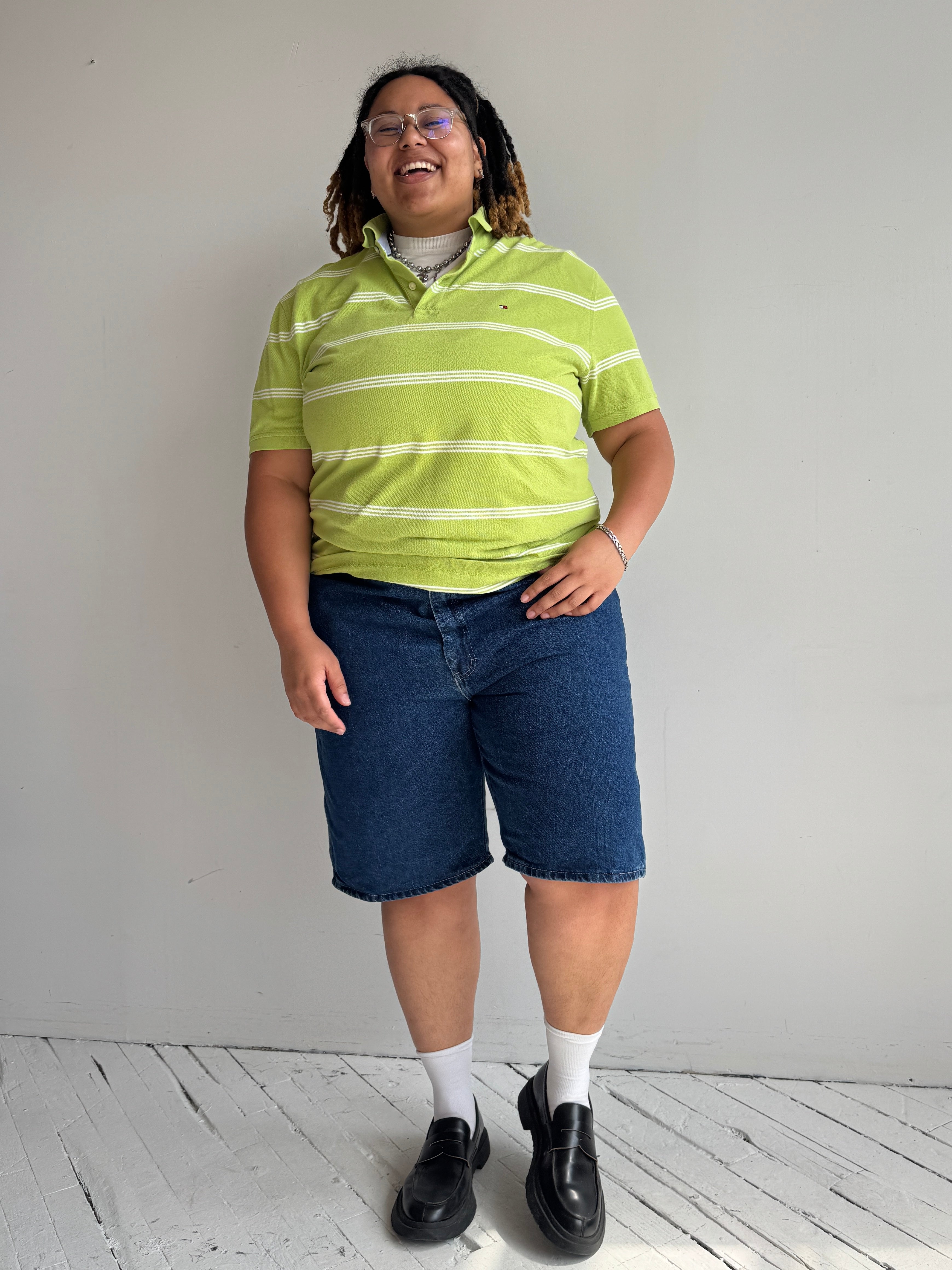 Vintage - Green Tommy Hilfiger Polo (1X/2X)
