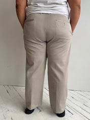 Vintage - Khaki Cotton Trousers (2X)